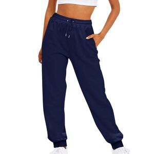 Abound Women's Navy Blue Sweat Pant Joggers in Navy Blue Size Small